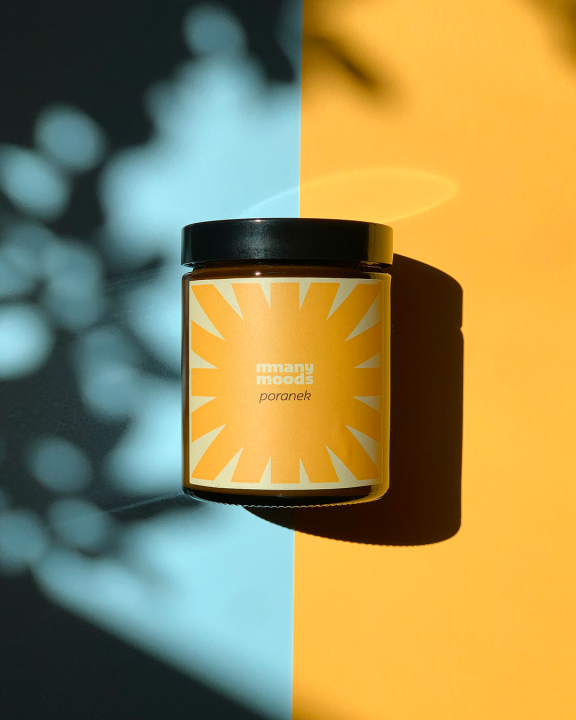 orzeźwiająca świeca sojowa