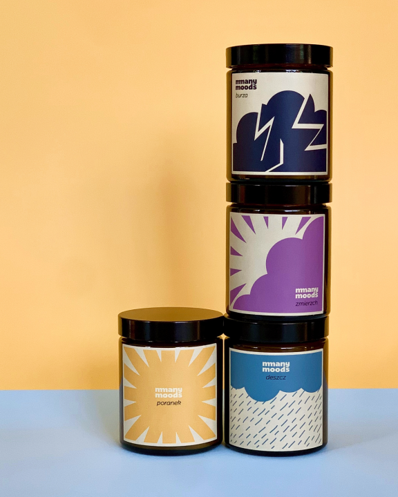 zestaw nastrojowych świec sojowych