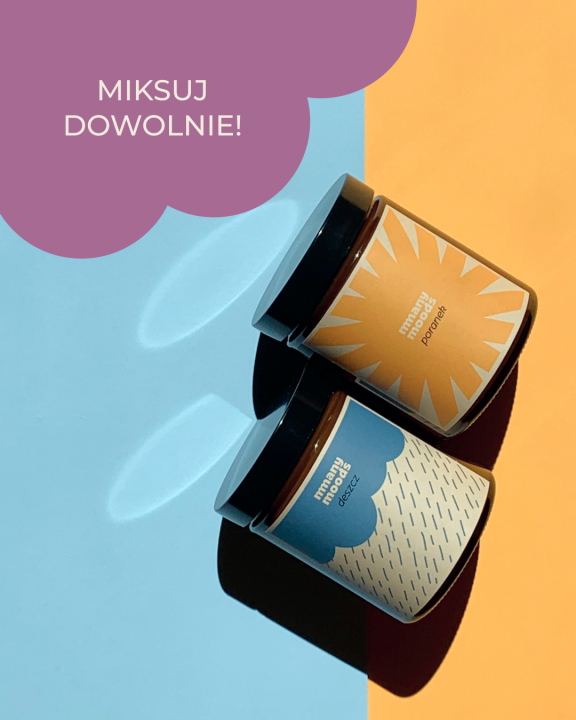 zestaw dwóch świec sojowych